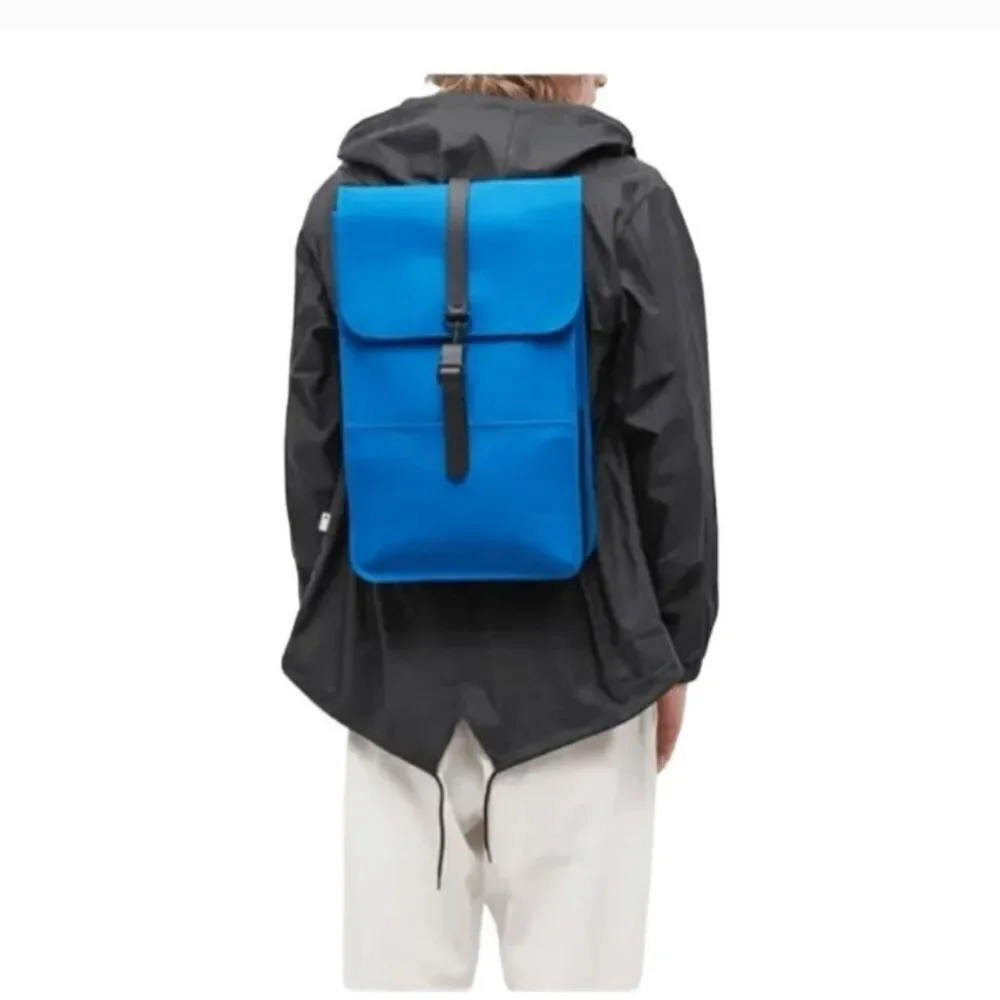 NWT Rains RuckSack Backpack in Waves Blue